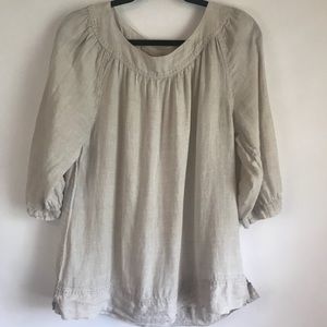 Land’s End Linen Blouse